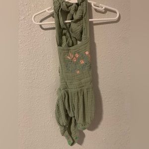 Summer bubble romper fits like 3-6m